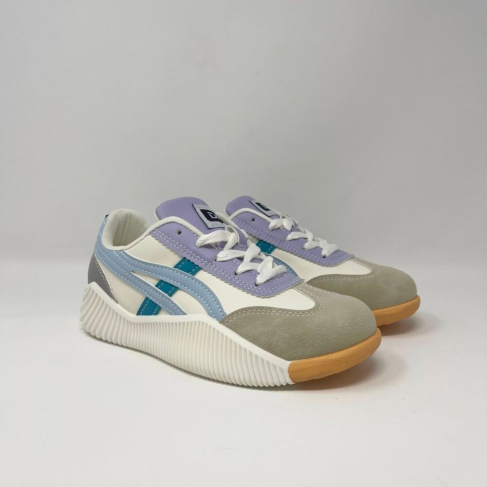 De Florance Cloudea Sneakers Beige‎ Blue Purple EU 35/Womens 4-4.5/Girls 3.5